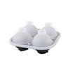 Reusable Large Silicone Ice Cube Tray with Lid Non-Stick Round Ice Ball Maker for Birthday Party Bar  Cold Drinks