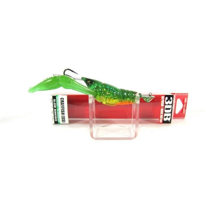 YO-ZURI Lure Joint Bait 3DB Crayfish (SS) 75mm 23g Prism Green