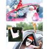 Christmas Car Reindeer Antlers & Nose Xmas Vehicle Costume Kit Elk Nose Horn