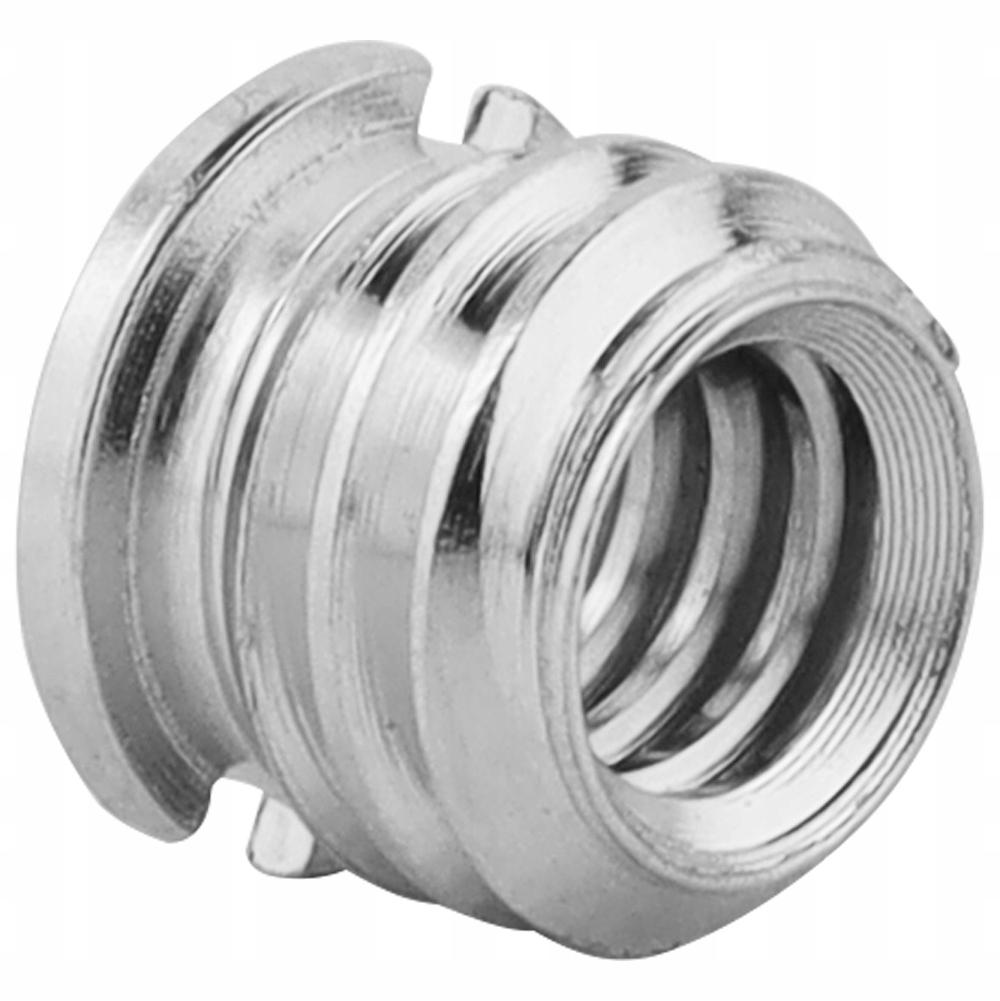 Threaded nut, adapter, reduction, 3/8" to 1/4" copper, 7.5 mm