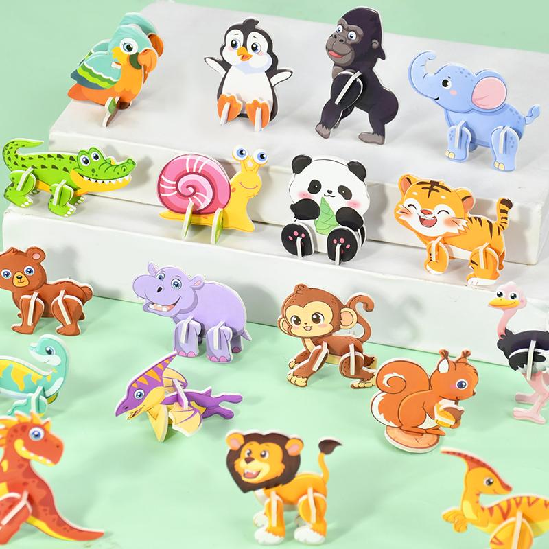 

30Pcs 3D Cartoon Car Paper Jigsaw Puzzle Construction Truck Toys Kids Birthday Party Favors Gift for Guests Goodie Pinata Filler
