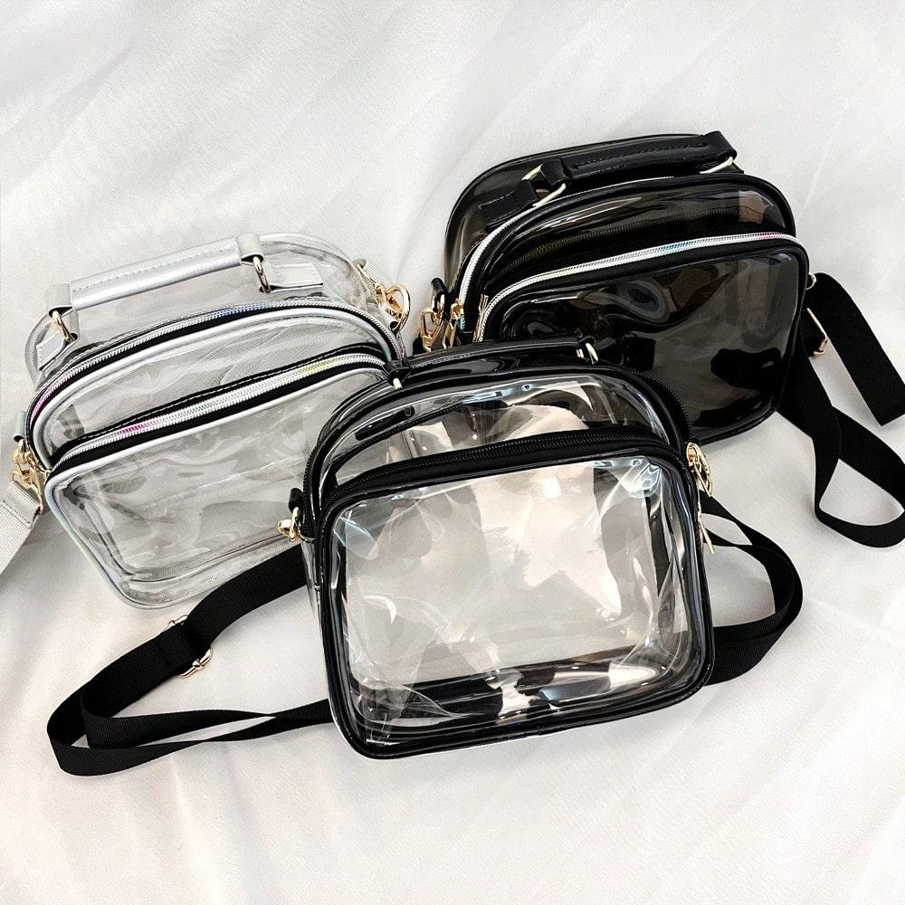 New Transparent PVC Shoulder Messenger Bag Women's Bag