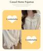 Women's Summer 2026 Cloud Cotton Nightgown with Bra Pads, Lace Trim, Short Sleeves, Long Length