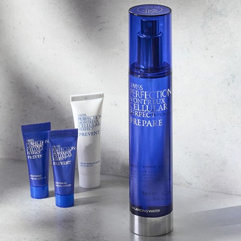 [Swiss Perfection] Balancing Water 100ml (+Lotion 10ml, Sunscreen 10ml Included)