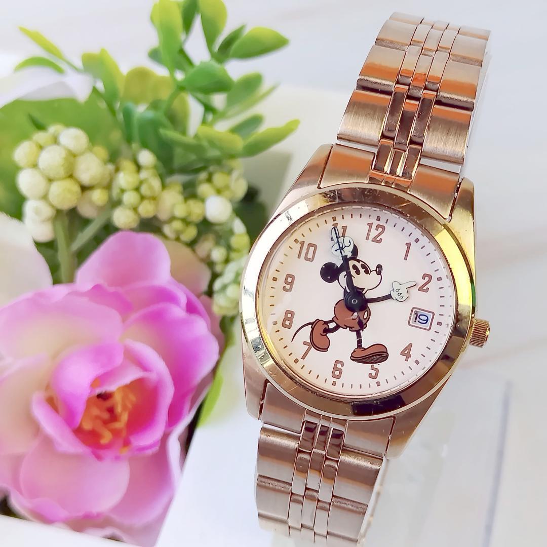 [Rare] New battery Citizen Mickey Mouse wristwatch 1012-T17347 QZ