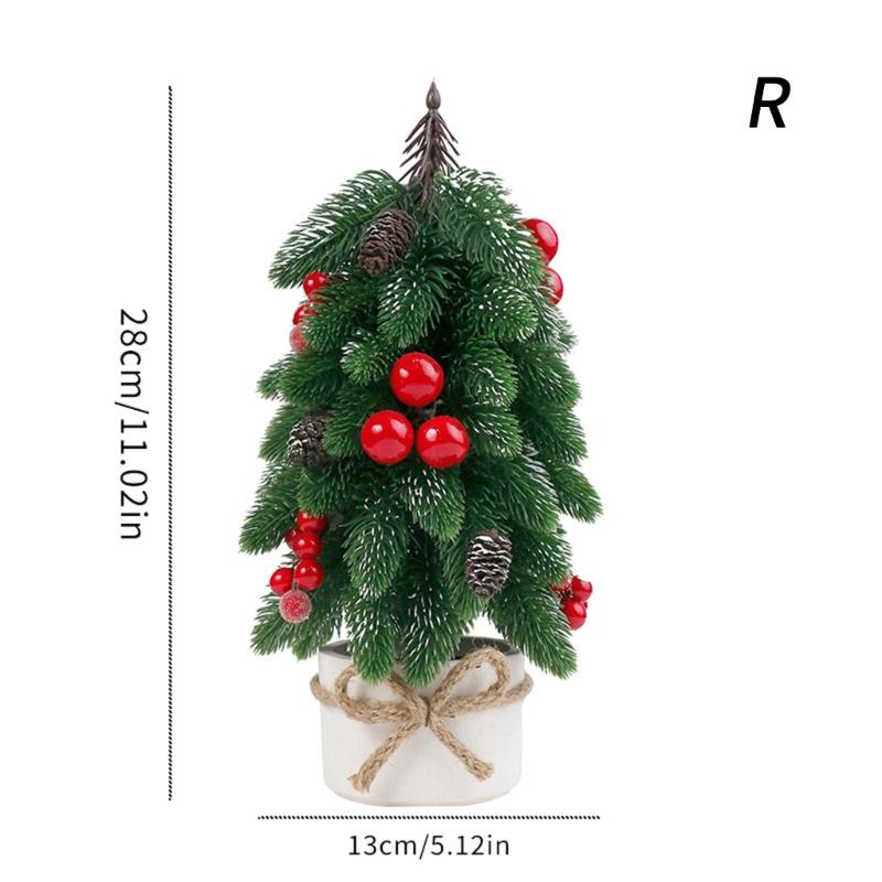 Artificial Christmas Trees Small False Tree For Home Office Desktop Holiday Decoration Party Supplies