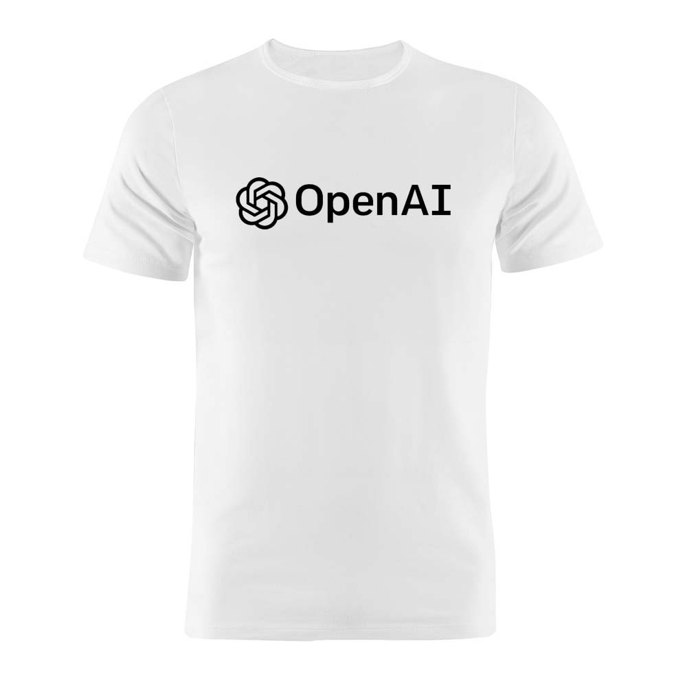 Смешная футболка с силуэтом OpenAI ChatGPT Подарок Разработчику Программисту Парню Графические Футболки Мужская Одежда Футболки S