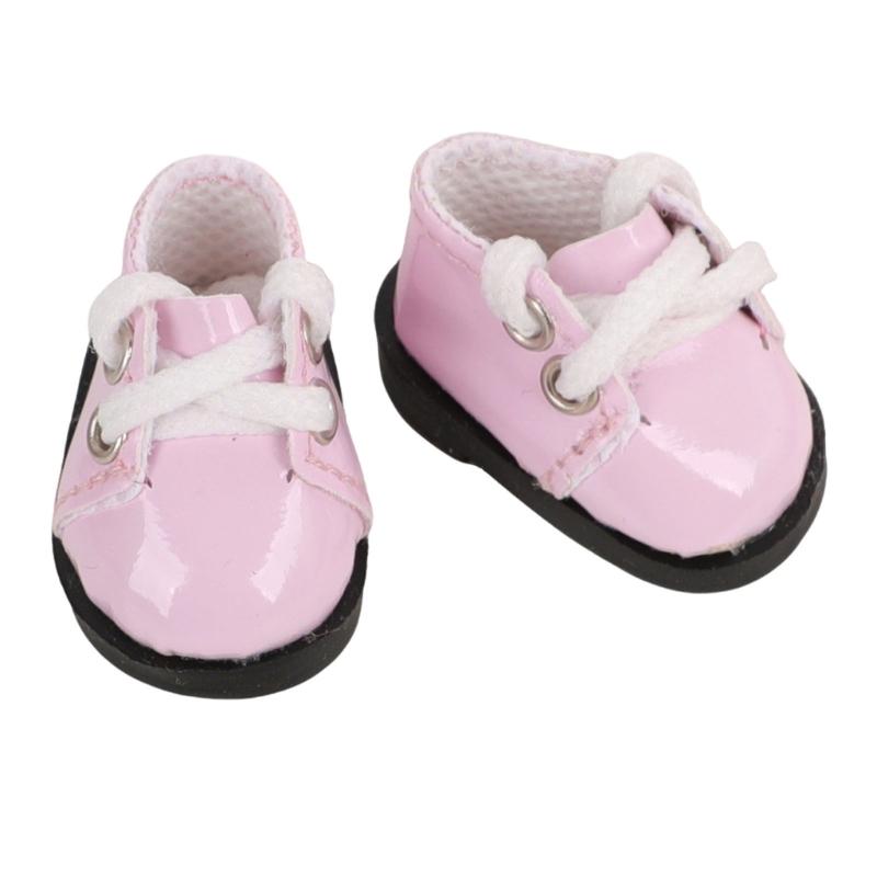Multi Color Mini Doll Shoes Set Of 6 Pairs For 17cm/6.7in Dolls Detailed Craftsmanship Leather Style Footwear
