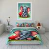 Elephant Family Love Gift Set Exquisite Three-Piece Bedding Set Gift For Kids And Adults