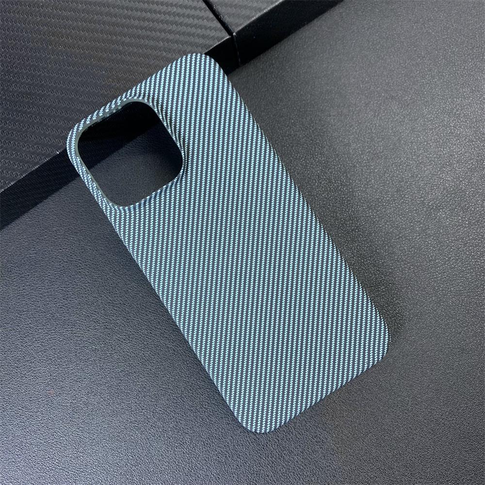 Contrast Carbon Fibre Pattern Matte Phone Case For iPhone 17 16 15 11 12 13 14 Pro Max Ultra Thin Hard Shockproof Cover