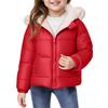 Kids' Ear Pocket Coat - Solid Color Short Cotton Jacket