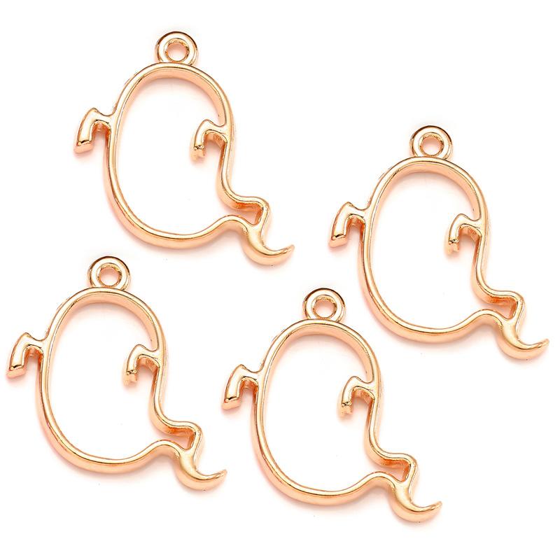 

Сделай сам Ретро Сплав Ювелирные Аксессуары Хэллоуин Подвеска Привидение 10pcs жёлтый