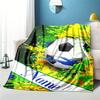 240Gm2 Football Style Customize Your Name Outdoor Blanket Suitable For All Seasons Comfortable And Warm Soft Blanket Suitable For Travel Gifts For
