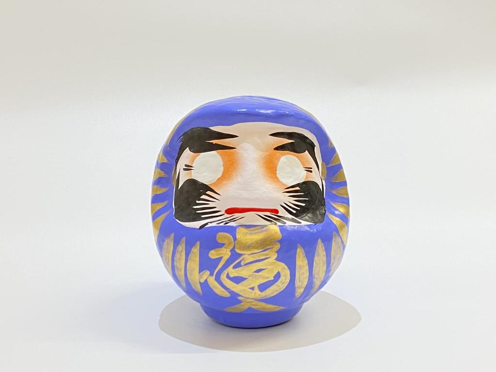 Made In Daruma Traditional 12cm Variety Daruma for Family Good and Shigeta, Japan, Takasaki, Doll, Craft, Tall, Purple, No. 2, Safety, Luck, Luck,