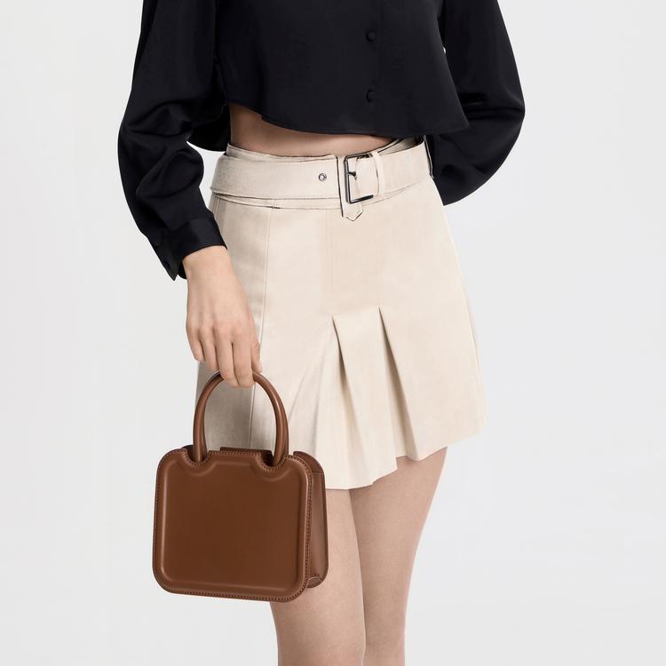 New CHARLES&KEITH Fabric Biscuit Bag Shoulder Bag Crossbody Bag Small Size Women's Multicolor CK2-30781598-1