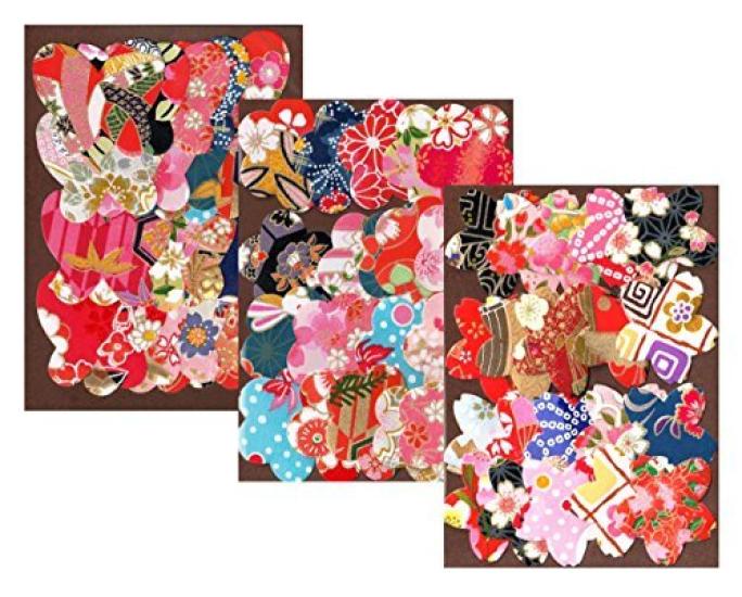 

Kawasumi Washi Special Kyoto Yuzen Chiyogami Stickers Plum Butterfly 60 Hand-Dyed (Cherry Blossom, Blossom, Designs, Stickers)