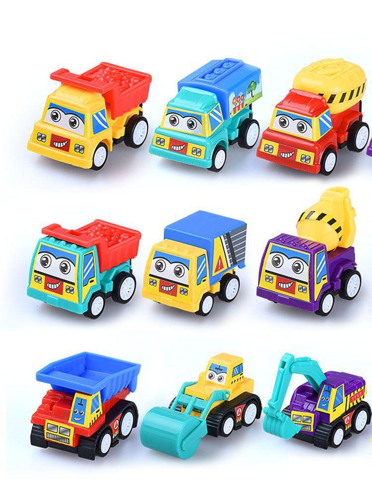 Mini Pull-Back Fire Truck Toy for Kids - Popular Street Vendor Gift