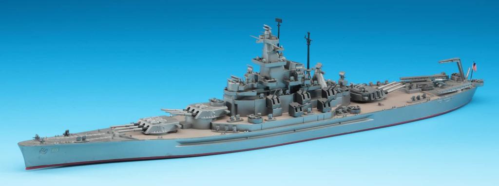 Hasegawa 1/700 Waterline Series US Navy Battleship Alabama Plastic Model Kit 608