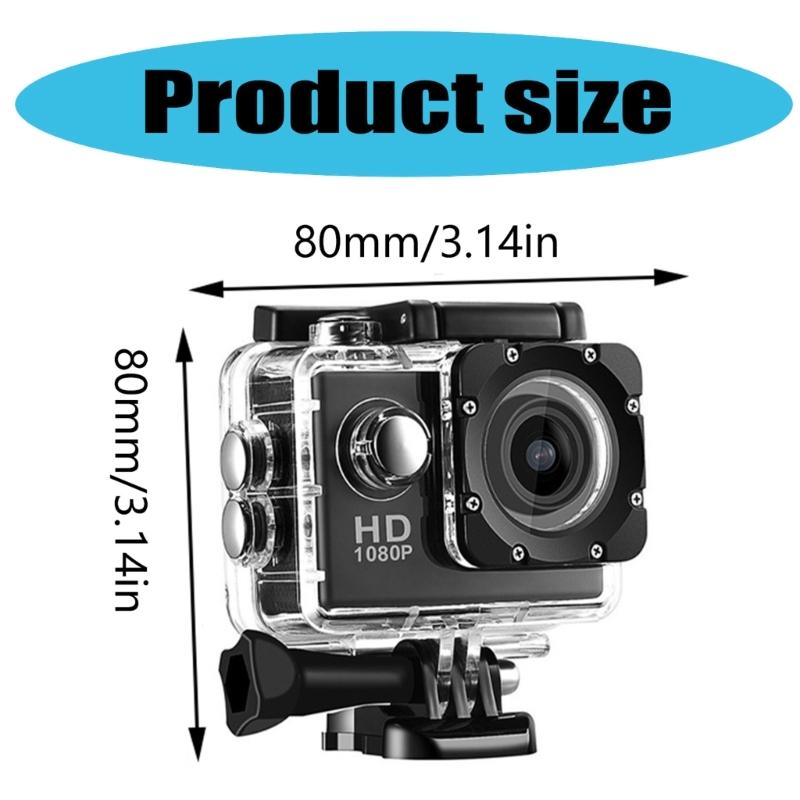 Multifunktionaler Camcorder mit 3840x2160 Auflösung, automatischer Zeitmessung für Outdoor-Sportarten, unterstützt WLAN-Verbindung
