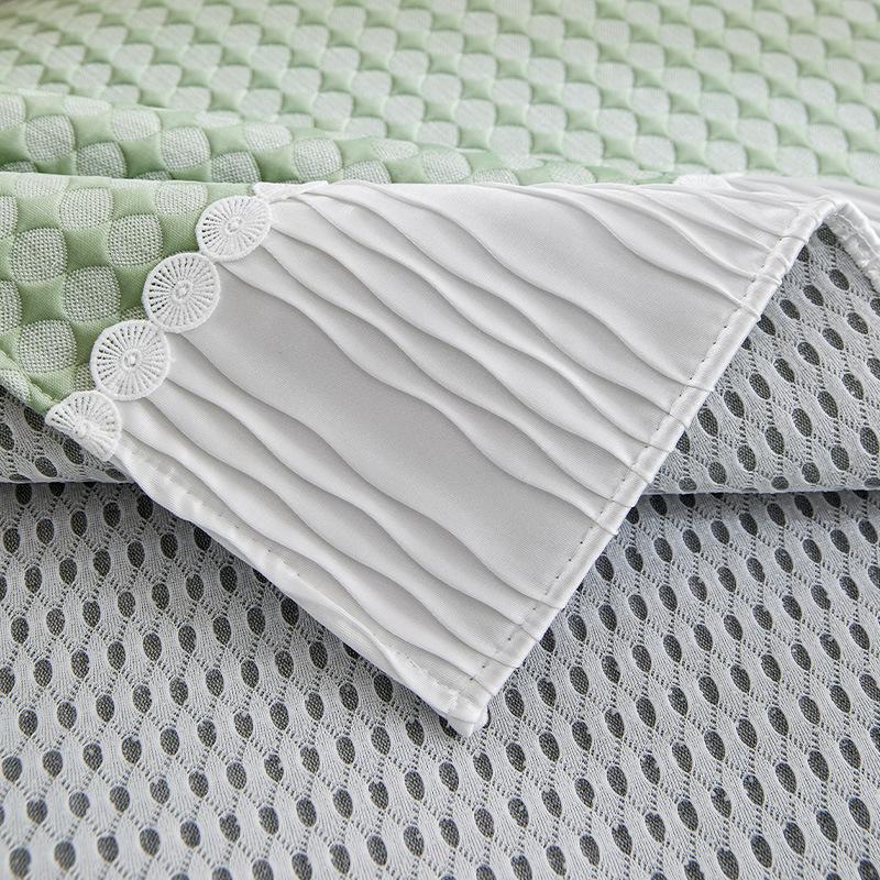 Summer Cool Ice Silk Sofa Cushion  New Light French High-End Summer Thin Straight Non-Slip Mat