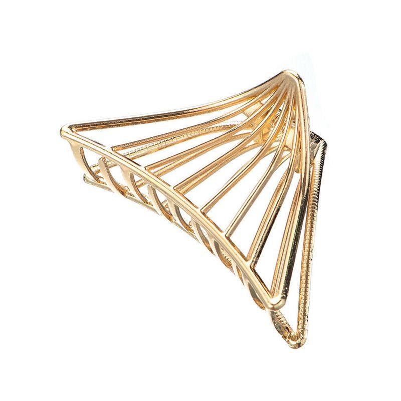 Fashionable Gold Metal Hair Claw Clips Chic Headwear For Daily And Special Events