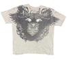 Cross-border new gothic unisex T-shirt top, short-sleeve T-shirt, Y2K trendy brand skull top, short-sleeve