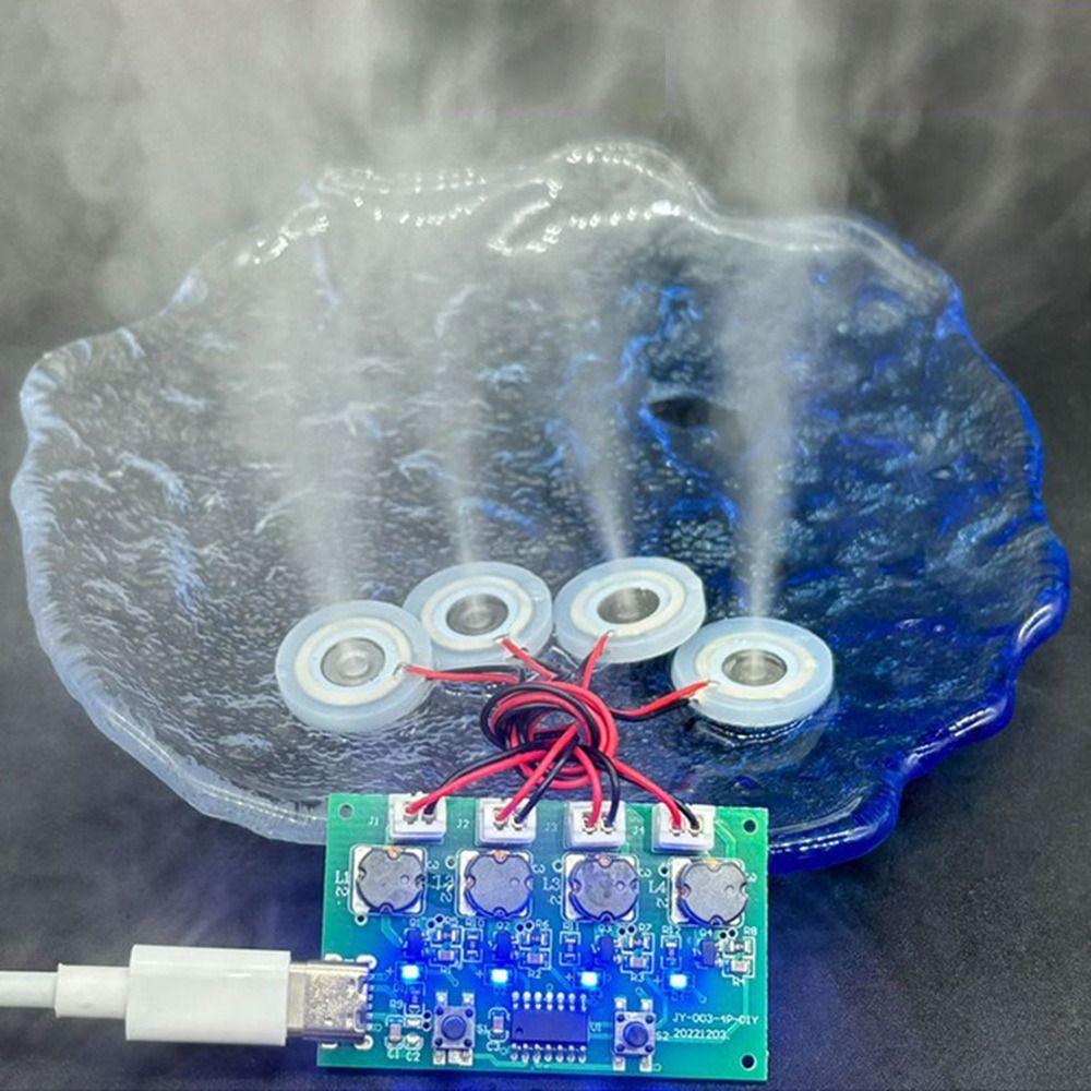 4 Spray Modes Mist Maker DC 5V Atomizer Sheet New Mist Sprayer Indoor Humidifying