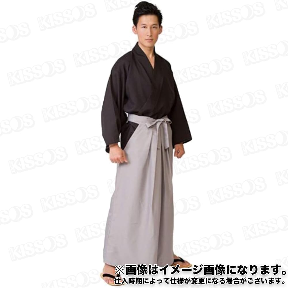 KISSOS Cosplay Samurai Samurai Kimono Hakama Japanese Clothes Japanese Style Costume Halloween Costume Event Disguise Party Unisex