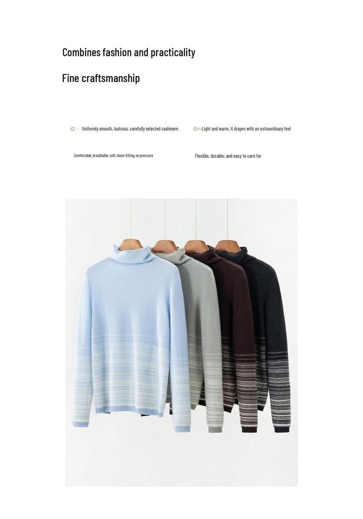 2026 Women's Retro Jacquard Cashmere Blend Loose Sweater