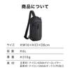 Ragmaster 2 Body Bag 6L Water Resistant Tablet Storage 17765 Black [Acegene] 8-inch