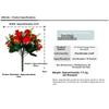 18 Heads Real Happy Lucky Flower 8 Colors Crystal Grass Bouquet  Home Decorative