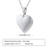 Photos Customize Stainless Steel Pendant Necklace for Women, Gold Plated Heart Photo Locket Openable Necklace Jewelry Gift