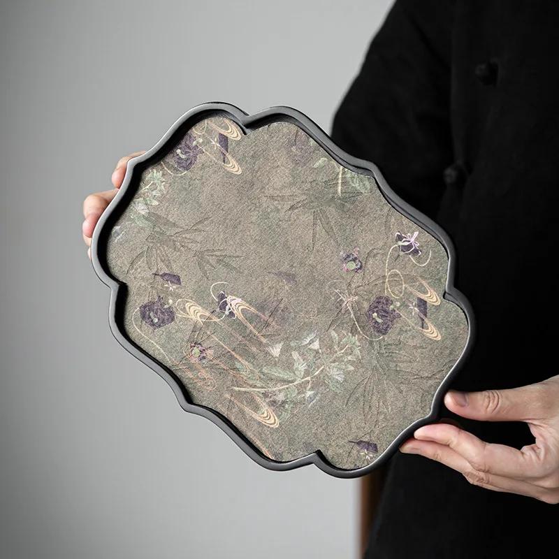 New Chinese Bamboo Tea Tray High-grade Household Simple Dry Brew Tea Table Kung Fu Tea Set Small Tray