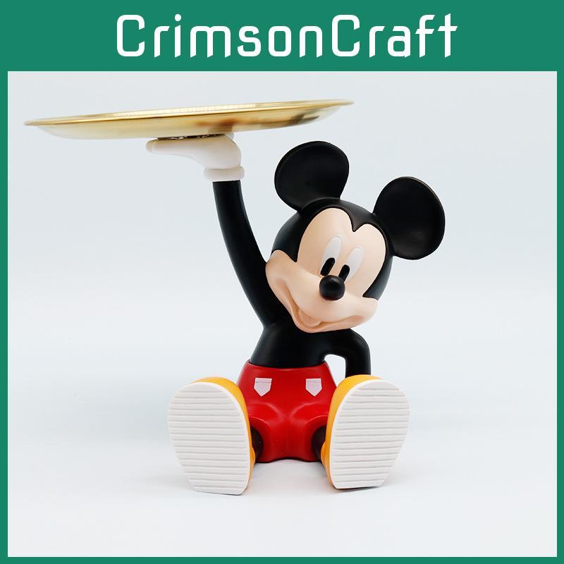 Mickey Mouse Pvc Key Holder Tray With Assembly For Home Entryway Decor And Storage