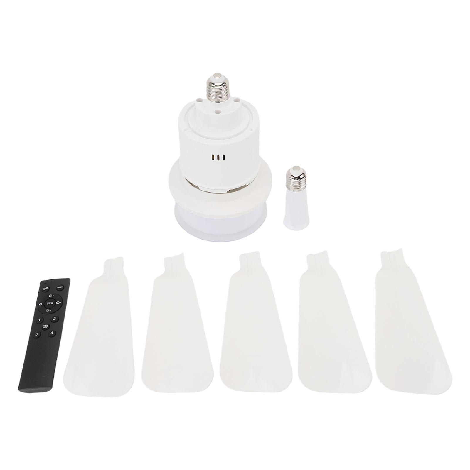 

Потолочный вентилятор с подсветкой 3 цвета регулируемая бесшумная светодиодная лампа потолочный вентилятор с цоколем E26 таймер белый