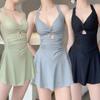High Waist Beach Swimwear Waterproof Summer Beach Dress Women Beach Wear Swim Skirt  Women