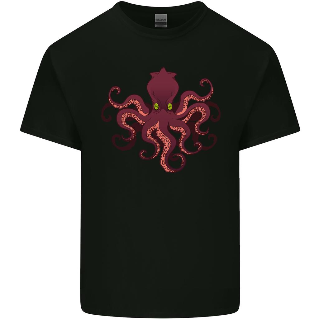 Octopus Cthulhu Kraken Squid Scuba Diving Unisexs Light Cotton TShirt