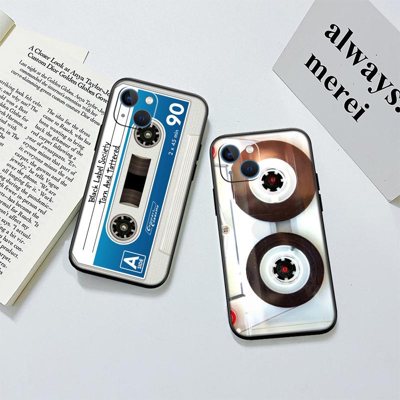 RP9 Boombox Tape Vintage New High-End Shell Phone Case for OPPO A3 Pro A72 A74 A76 A77 A77S A78 A79 A94 A95 A18 A40M A58