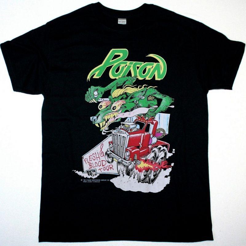Poison Flesh & Blood Tour Black T-Shirt S
