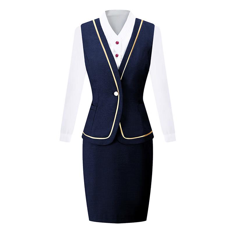 Женский профессиональный комплект униформы-жилета из 3 предметов 3XL