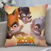 Game Zooba Zoo Battle Royale Games Cushion Cover Cushion Covers Natural Linen Breathable Sofa Bedroom Decor Pillowcase