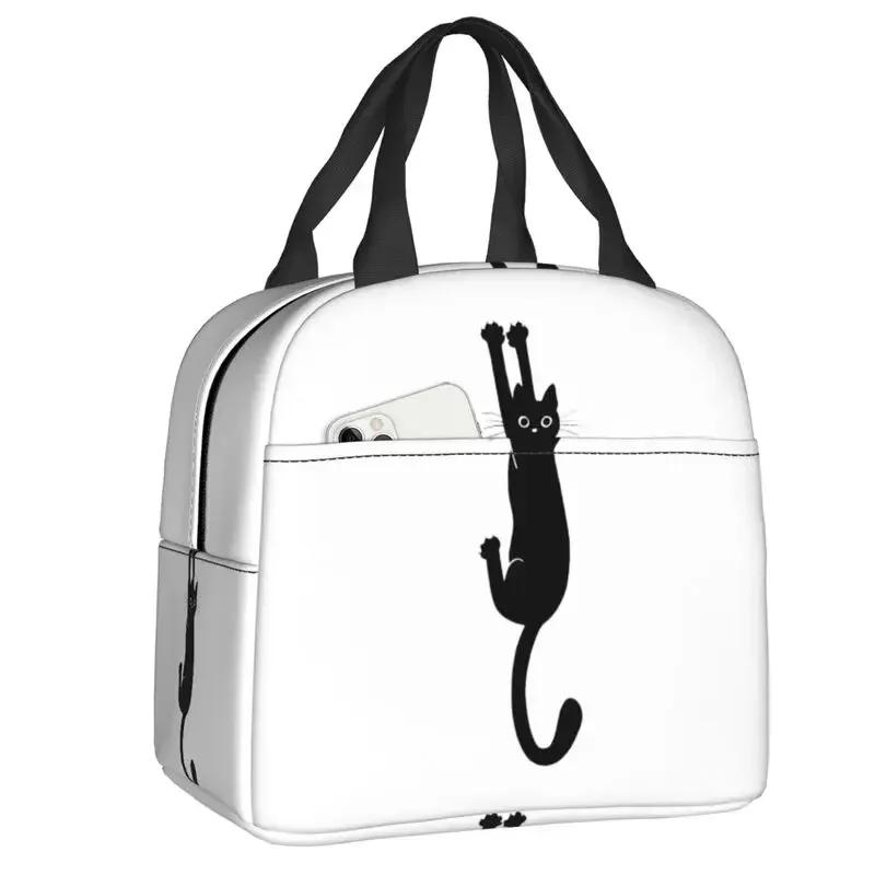 Cat Lunch Bag Women Reusable Cooler Thermal Insulated Lunch Box for School Multifunction Food Bento Box
