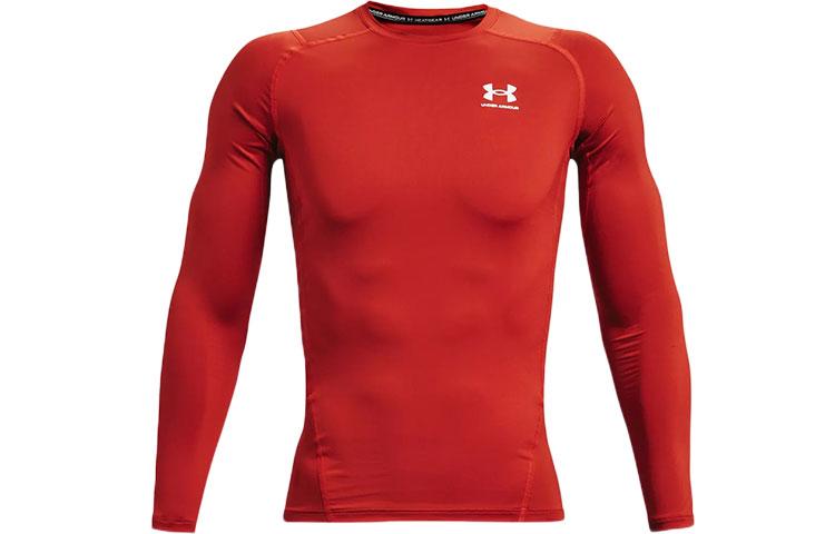 Under Armour HeatGear Fitness Clothing Men s Orange Moderate 1361524-839 XXL