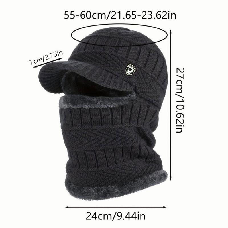 Zimowy w pełni zakrywający design Ochrona przed śniegiem Polarowa podszewka Szalik rowerowy Pogrubiony Wielokolorowy