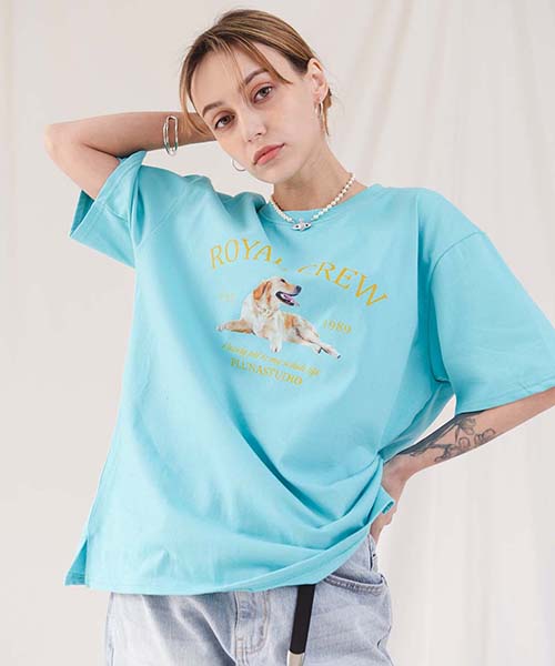 Pluna Studio Королевская команда Футболка с коротким рукавом - Мятный Mint/M