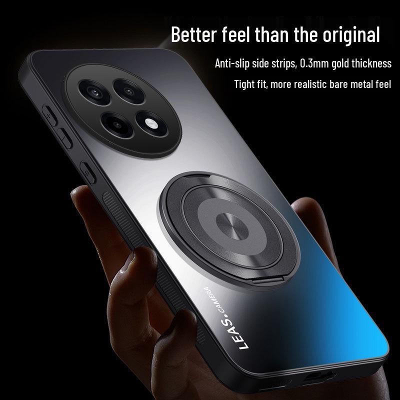 Kompatible OnePlus Ace 6 Handyhülle - Neuer 360° Ständer, Mattes Design, Sturzfester Schutz