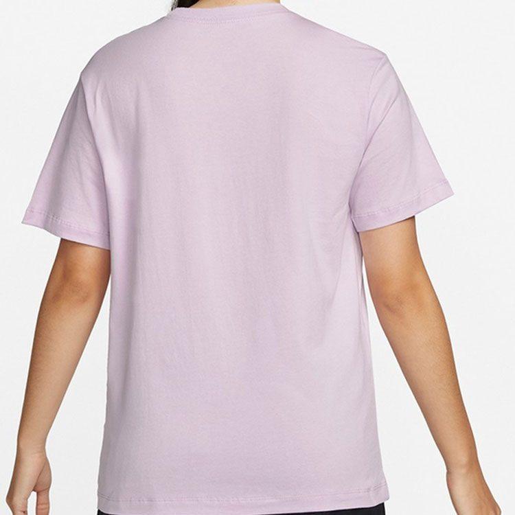 Nike Drop Shoulder Sleeve T Shirt Women's Pink Purple DN5887-530