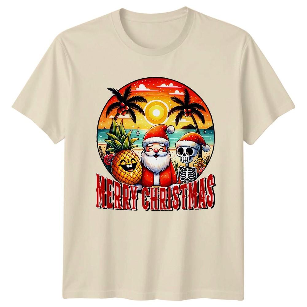 Merry Christmas TShirt Tropical Christmas Christmas Gift For Him And Her