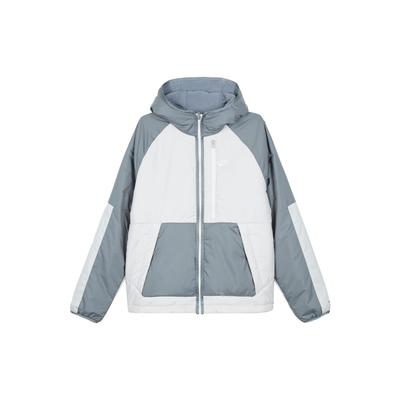 Nike Sportswear Therma-FIT Legacy Reversible Hooded Jacket Smoke Grey/Light Bone/Sail DD6858-084