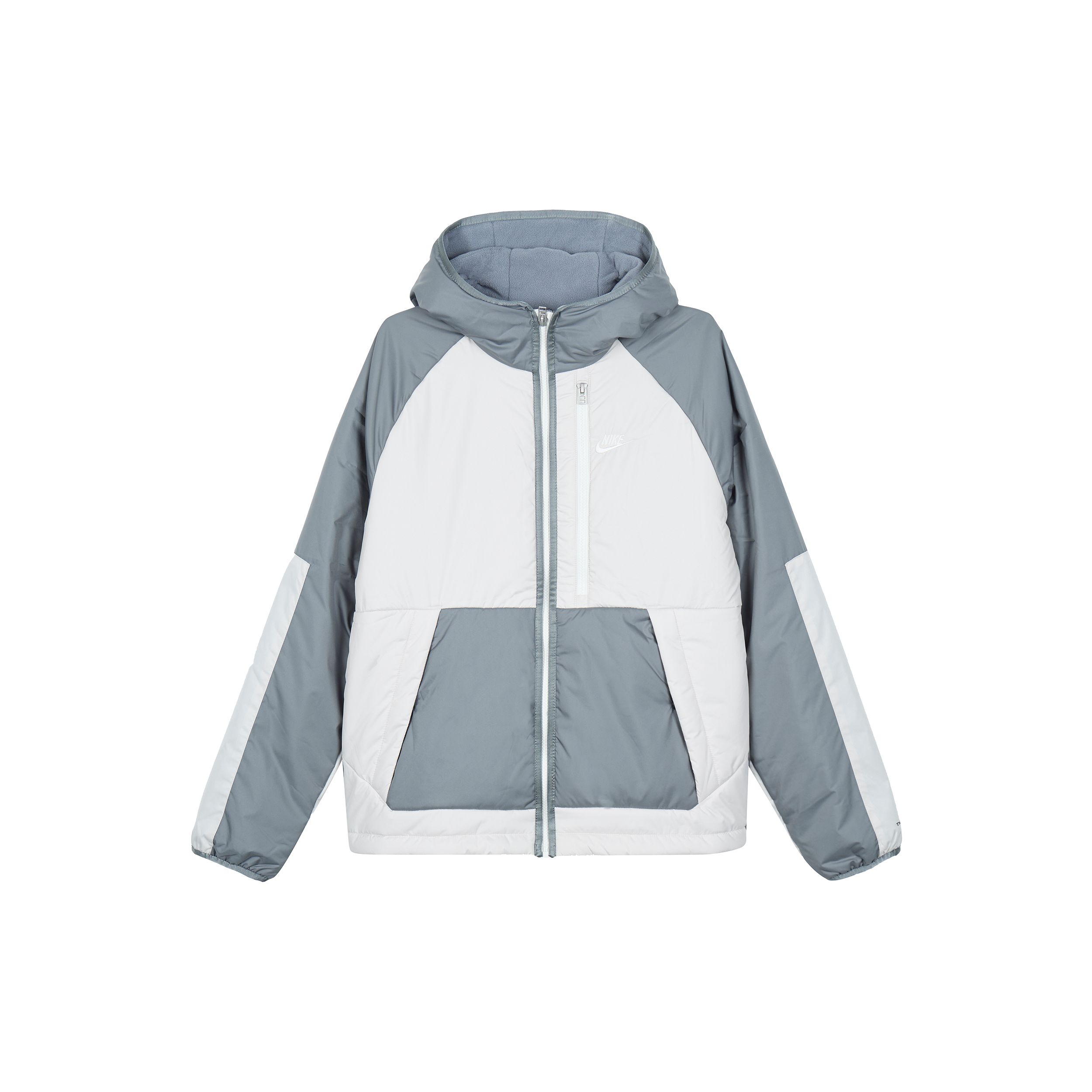 Nike Pocket Warm Hooded Cotton Jacket Men Jacket Grey DD6858-084 L